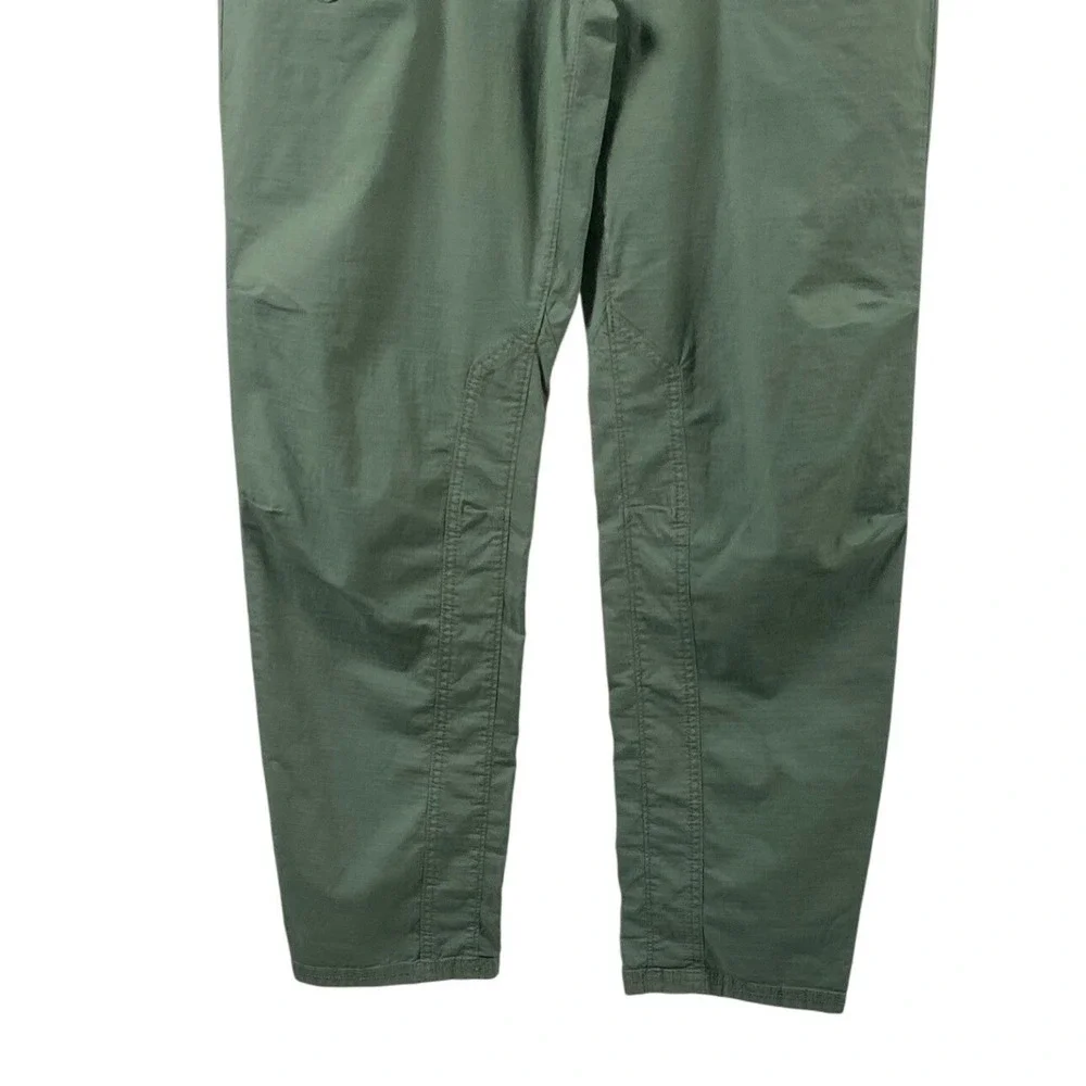 Pilcro Anthropologie Women's Green Utility Cargo Pants High Rise Tapered Size 29 - Picture 4 of 8
